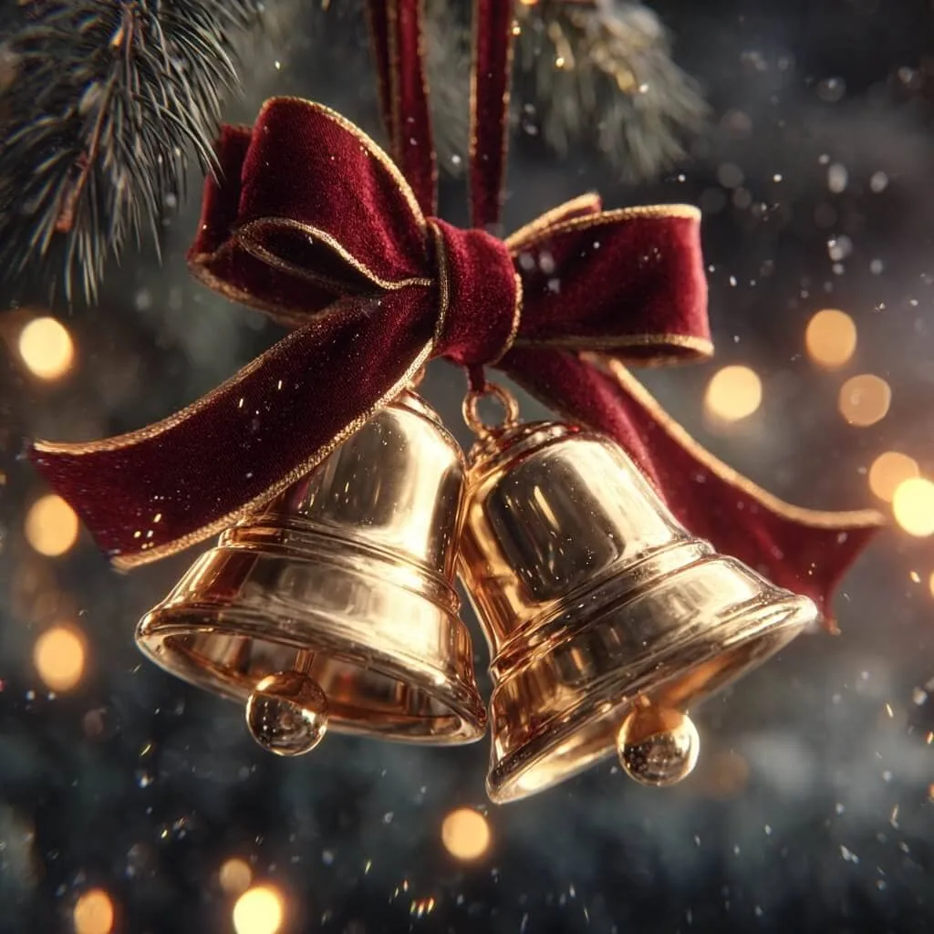 Best AI Long-Form Video Tools on MagicLight: What a Minute Actually Costs 5 Two gold bells tied with a dark red velvet ribbon against bokeh lights