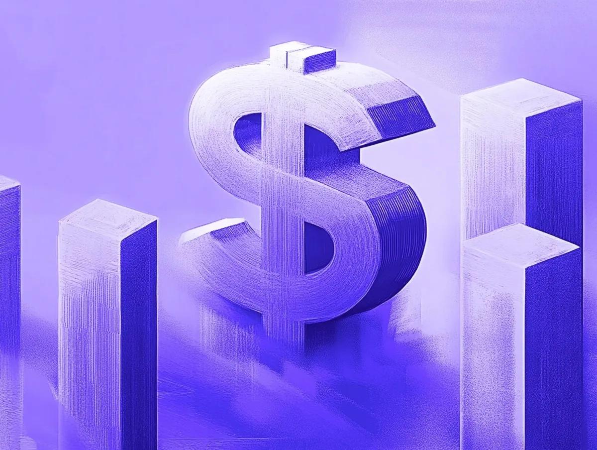 Best Cloud GPUs on Runpod: What Each Pricing Tier Actually Costs 7 Illustration of a large dollar sign standing between rising bar chart columns
